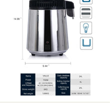 Load image into Gallery viewer, Home Water Distiller Countertop Machine