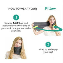 Load image into Gallery viewer, Premium Travel Neck Airplane Pillow Neck Support Flight Pillow