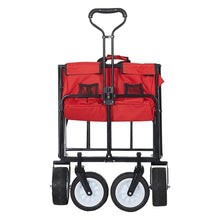 Load image into Gallery viewer, Heavy Duty Collapsible Folding Utility Beach Wagon All Terrain Cart