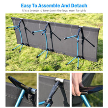 Load image into Gallery viewer, Premium Folding Camping Cot Sleeping Bed