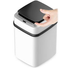 Load image into Gallery viewer, Automatic Motion Sensor Kitchen Trash Can With Lid Touchless
