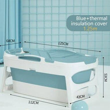 Load image into Gallery viewer, Portable Adult Foldable Bathtub Collapsible Stand Alone Spa