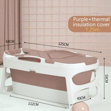 Load image into Gallery viewer, Portable Adult Foldable Bathtub Collapsible Stand Alone Spa