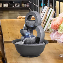 Load image into Gallery viewer, Resin Indoor Tabletop Water Fountain For Desktop