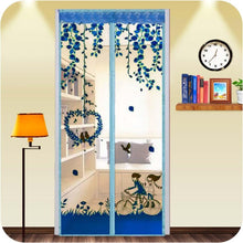Load image into Gallery viewer, Colorful Magnetic Mesh Screen Doorway Mosquito Net
