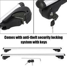 Load image into Gallery viewer, Universal Heavy Duty Car Roof Rack Luggage Cross Bars 51"