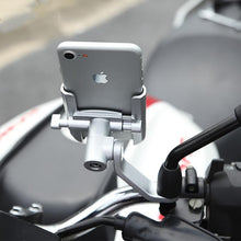 Load image into Gallery viewer, Motorcycle Cell Phone Holder Handlebar Mount Aluminum Alloy