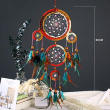 Load image into Gallery viewer, Large Crochet Native American Dream Catcher