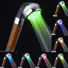 Load image into Gallery viewer, LED High Pressure Handheld Shower Head With Lights