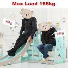Load image into Gallery viewer, 3 in 1 Kids Swing Set Playhouse With Slide