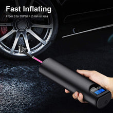Load image into Gallery viewer, Digital Car Tire Inflator Portable Air Pump