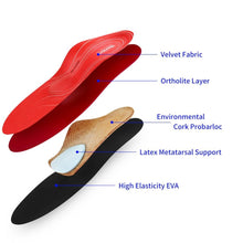 Load image into Gallery viewer, High Arch Support Inserts Flat Feet Shoe Insoles