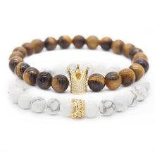 Load image into Gallery viewer, Crown Stacked Bracelet