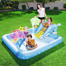 Load image into Gallery viewer, Kids Backyard Inflatable Blow Up Water Slide Pool