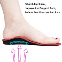 Load image into Gallery viewer, High Arch Support Inserts Flat Feet Shoe Insoles