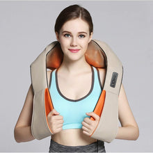 Load image into Gallery viewer, Premium Shiatsu Back Neck and Shoulder Massager with Heat