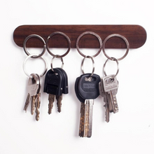 Load image into Gallery viewer, Wall Mounted Wooden Key Holder
