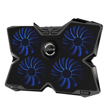 Load image into Gallery viewer, Laptop Cooling Pad Stand With Four Fans
