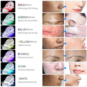 LED Light Therapy Acne Face Mask