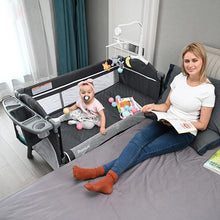 Load image into Gallery viewer, Premium Baby Bedside Bassinet Sleeper Crib
