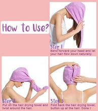 Load image into Gallery viewer, Magic Instant Dry Hair Towel
