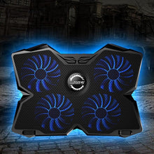 Load image into Gallery viewer, Laptop Cooling Pad Stand With Four Fans
