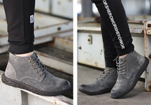 Load image into Gallery viewer, Men&#39;s Composite Steel Toe Work Boots Comfortable
