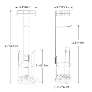 Free Standing Toilet Paper Roll Holder