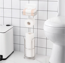 Load image into Gallery viewer, Free Standing Toilet Paper Roll Holder
