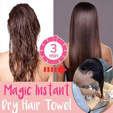 Load image into Gallery viewer, Magic Instant Dry Hair Towel
