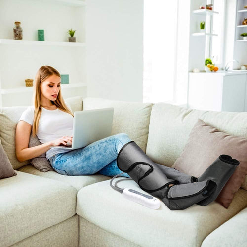 Foot and Leg Massager for Circulation and Relaxation Wrap Machine with Remote