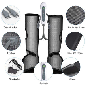 Foot and Leg Massager for Circulation and Relaxation Wrap Machine with Remote