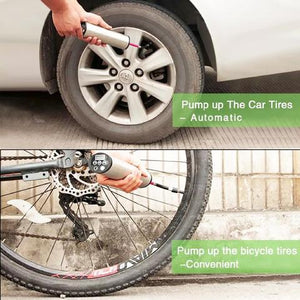 Portable Air Compressor Mini Air Tyre Car Inflator Hand Held Tire Pump