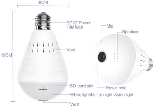 Maximum Security Light Bulb Camera Wireless Wifi Camera