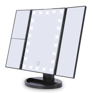 Lighted Makeup Mirror Large Adjustable Bright Led Face Vanity Mirror