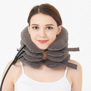 Inflatable Cervical Neck Traction Device Neck Stretcher Brace