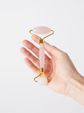 Load image into Gallery viewer, Premium Jade Facial Roller &amp; Gua Sha Exclusive Rose Quartz Set
