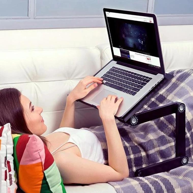 Adjustable Portable Laptop Stand Holder Table Tray For Bed