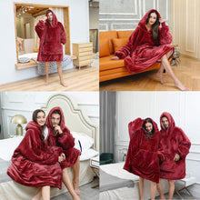 Load image into Gallery viewer, Snuggie Hoodie Blanket Oversized Comfy Sweatshirt Blanket
