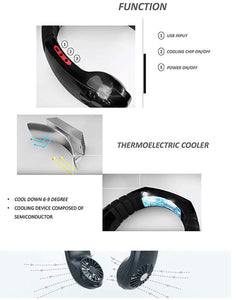 Portable Air Conditioner Neck Fan Mini AC Unit USB Rechargeable