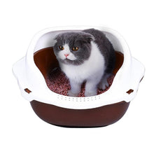 Load image into Gallery viewer, Kitty Cat Litter Box Small Corner Furniture

