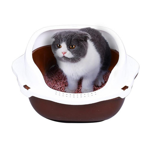 Kitty Cat Litter Box Small Corner Furniture