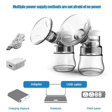 Load image into Gallery viewer, Electric Portable Double Breast Pump Hands Free Breastfeeding
