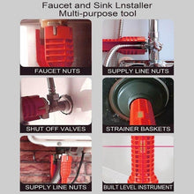 Load image into Gallery viewer, Multifunctional Basin Sink Faucet Wrench
