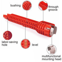 Load image into Gallery viewer, Multifunctional Basin Sink Faucet Wrench
