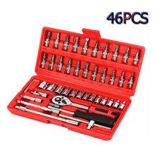 Load image into Gallery viewer, Flex Head Ratcheting Metric Wrench Set
