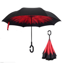 Load image into Gallery viewer, Upside Down Inverted Rain Umbrella
