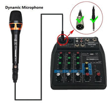 Load image into Gallery viewer, Small Audio Sound Digital Microphone Mixer 48V
