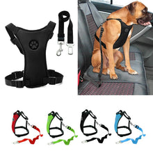 Load image into Gallery viewer, Dog Car Harness Seat Belt Restraint
