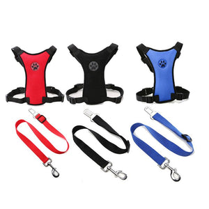 Dog Car Harness Seat Belt Restraint